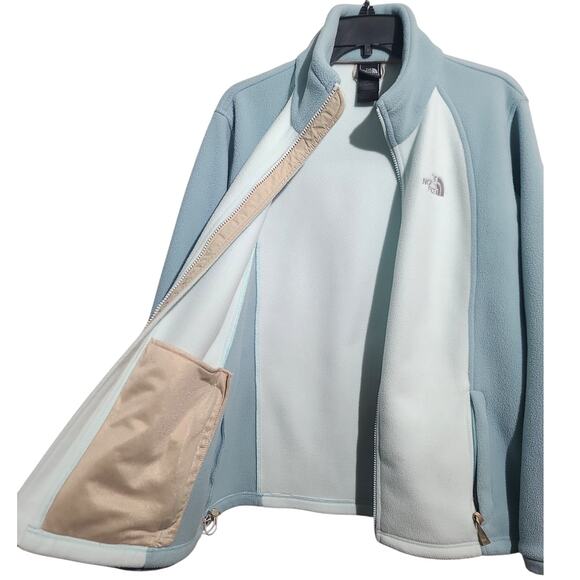 The North Face Vintage 2007 Polartec Full-Zip Fleece Jacket XL Blue AL4X GUC - Picture 3 of 7